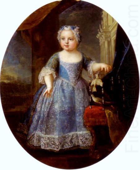 Portrait of Princess Louise of France, unknow artist
